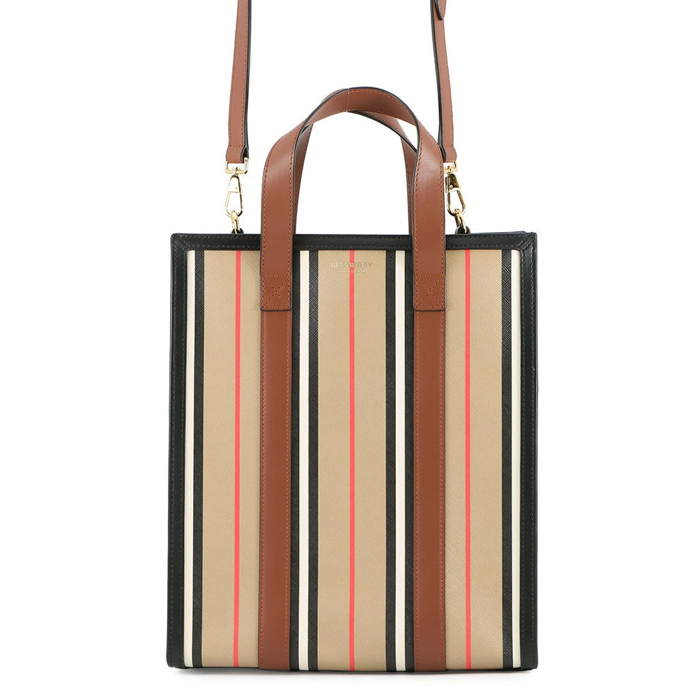 Burberry Tote Bag Icon Stripe